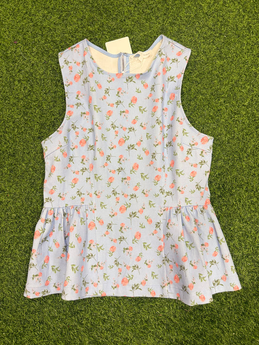 Midnight Blooms Top