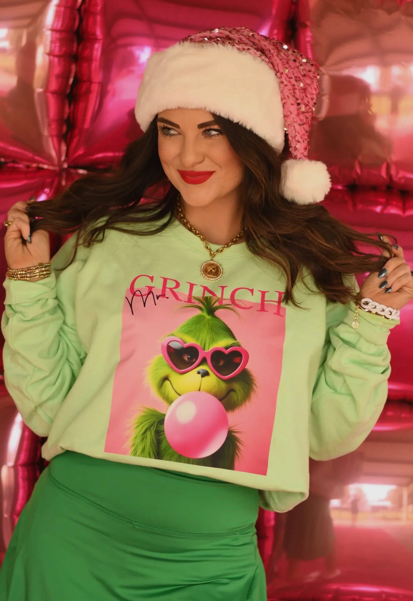 Mr. Grinch Pink Bubblegum