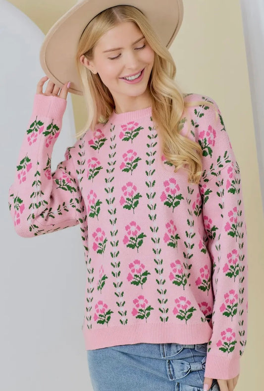 Fancy Florals Sweater