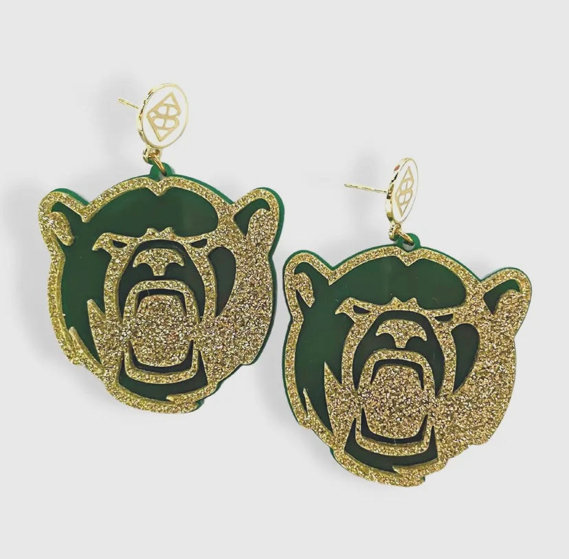 Baylor Bear Earrings