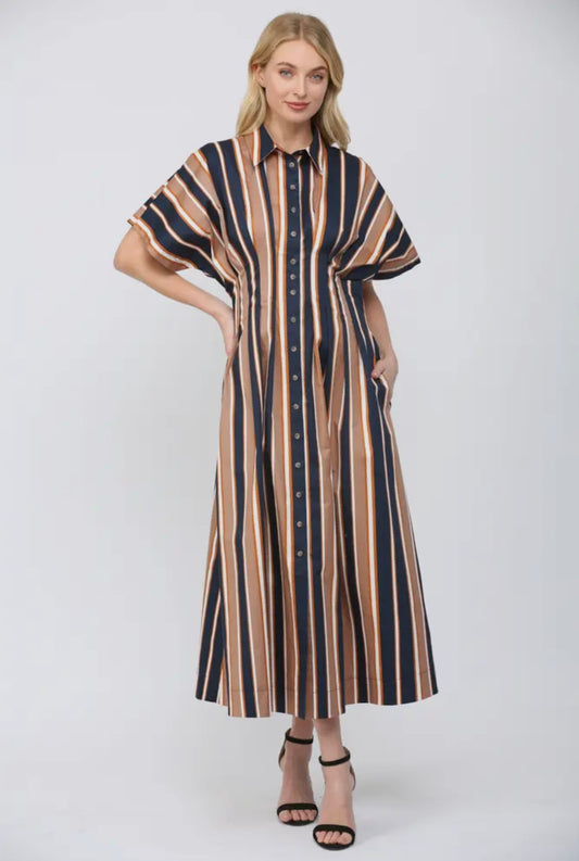 Anita Striped Dress