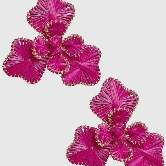 Kaia Earring- Bright Pink