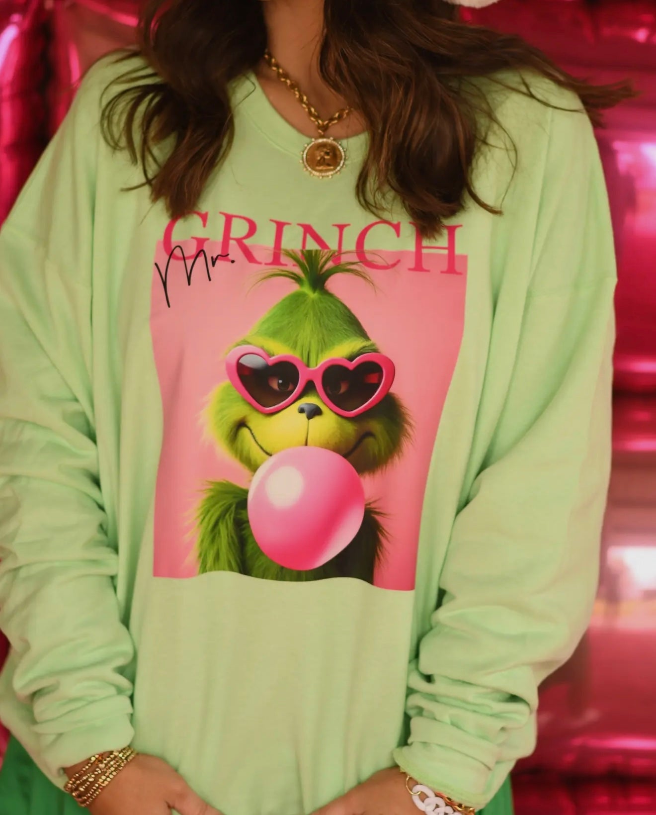 Mr. Grinch Pink Bubblegum