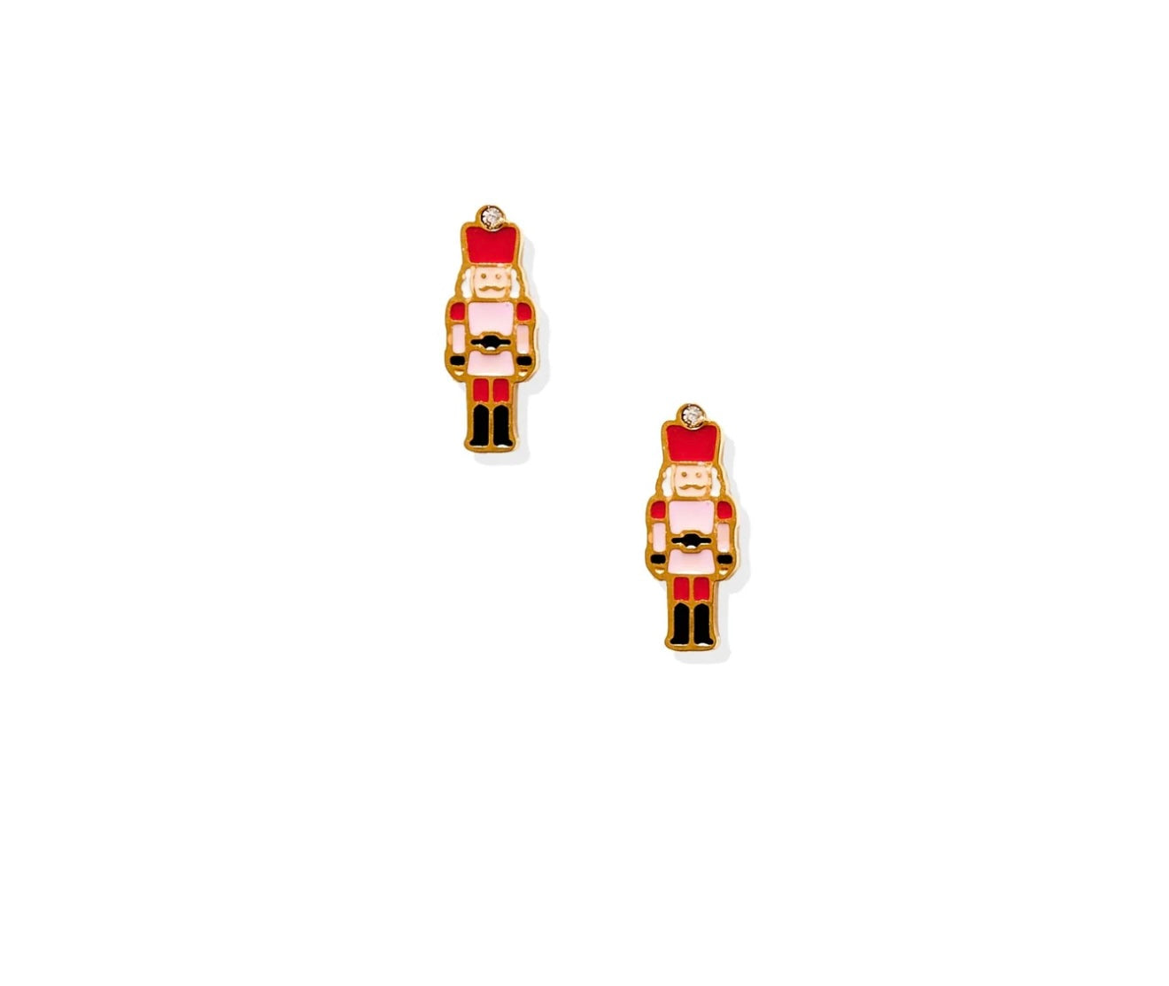 Nutcracker Screwback Stud Earrings
