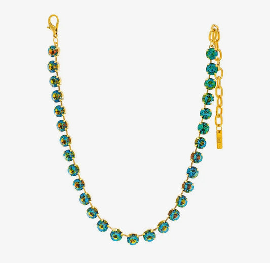 Trentley Necklace in Aqua Volcano- TOVA