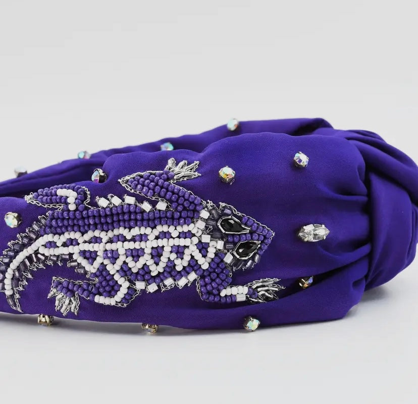 TCU Horned Frog Headband