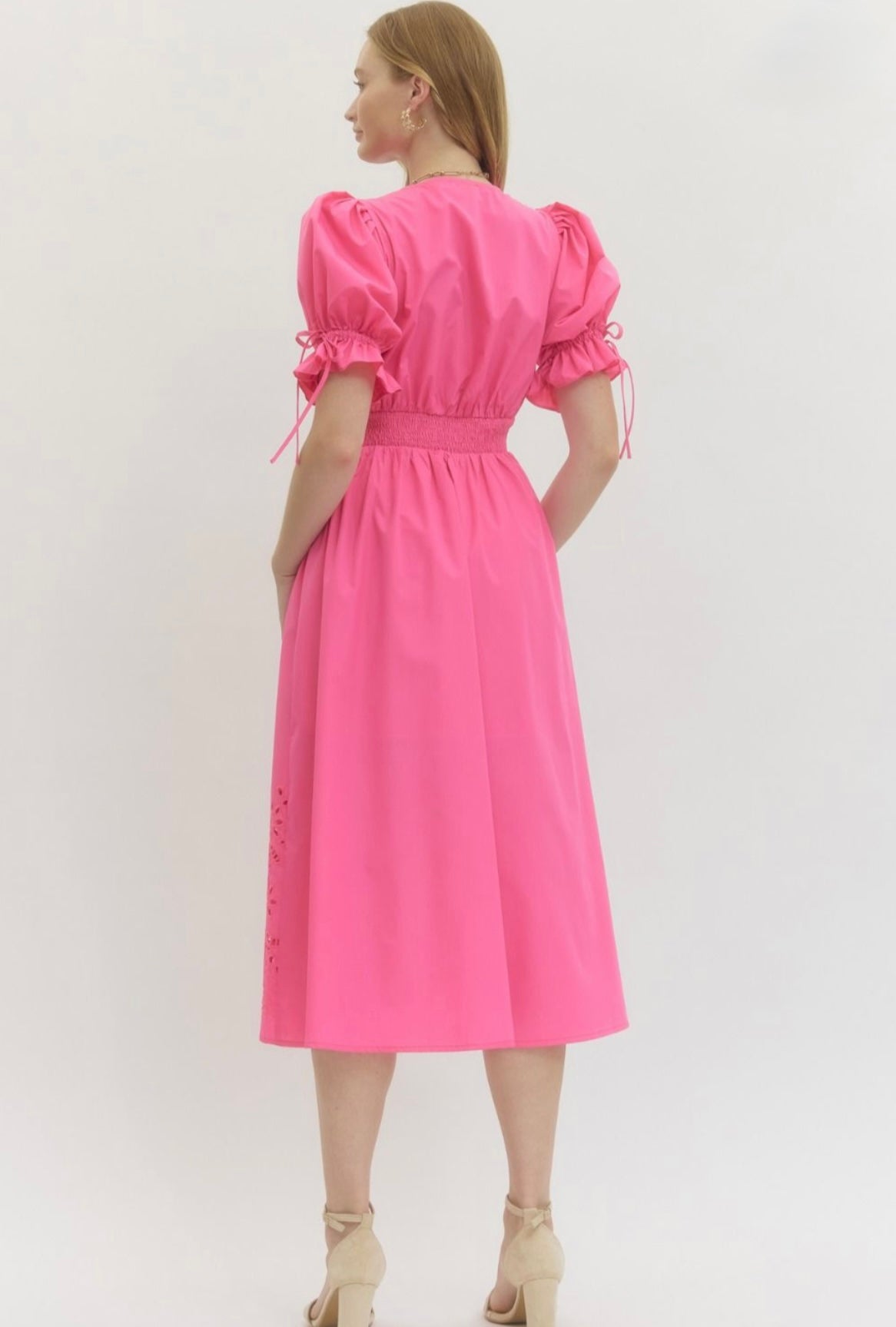 Ava Dress- Hot Pink