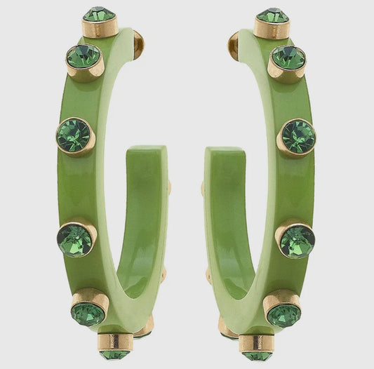 Renee Hoops- Lime Green