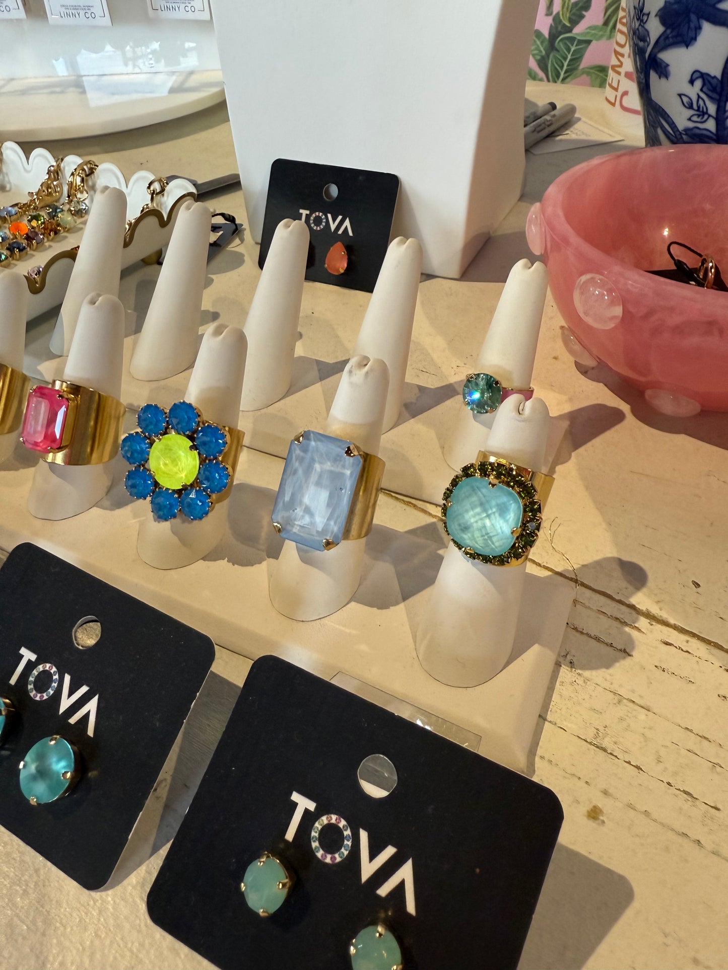 Mini Soleil Ring in Ultra Baby Blue- TOVA