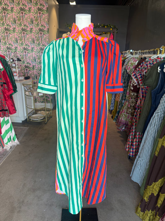 Striped Colorblock Sadie Dress