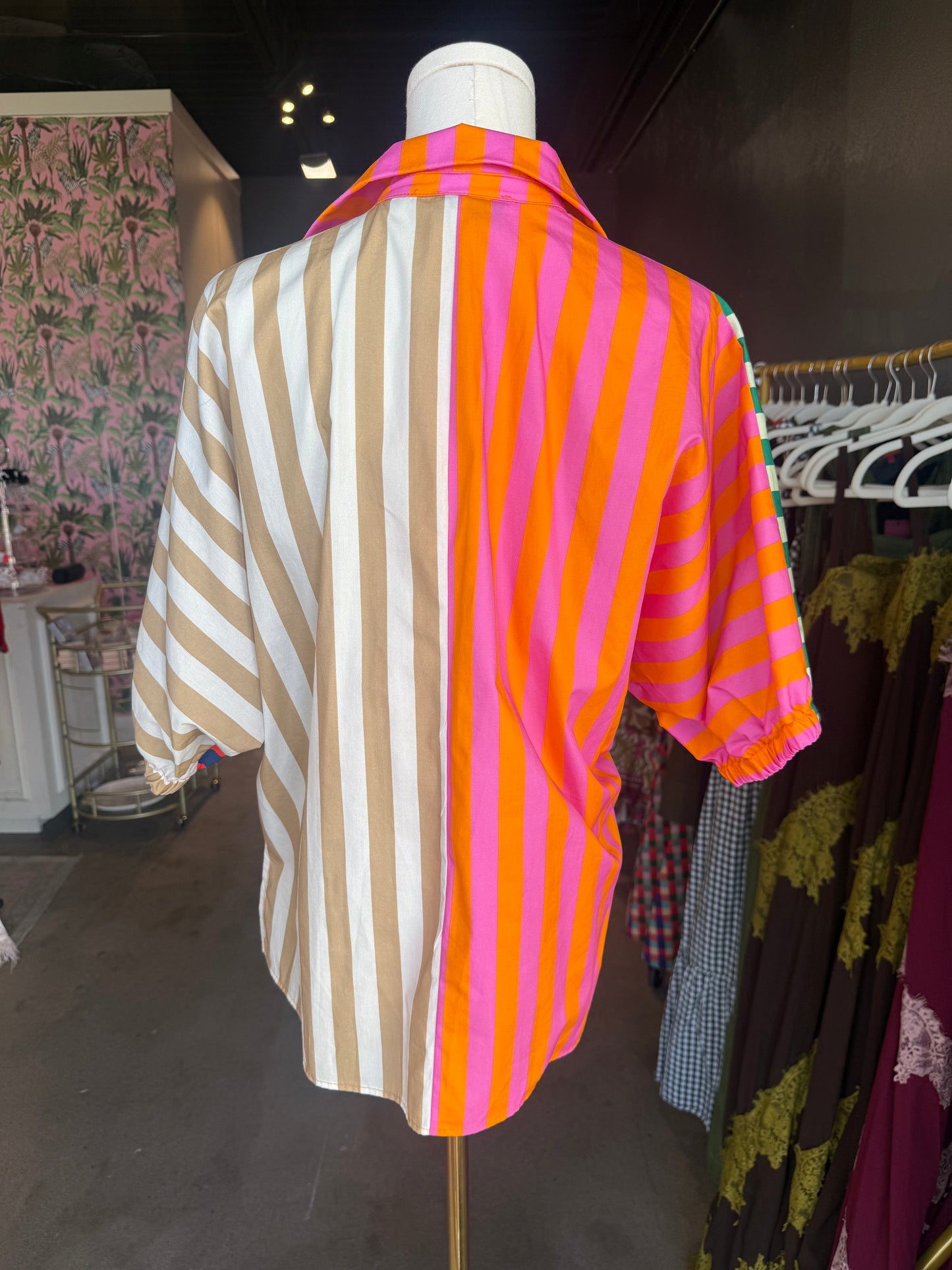 Striped Colorblock Sadie Top
