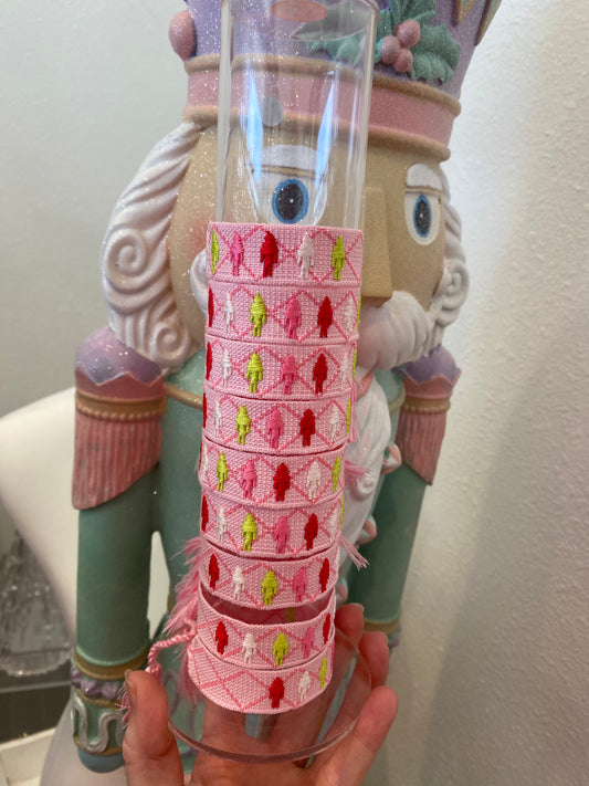 Pink Nutcracker Tassel Bracelet