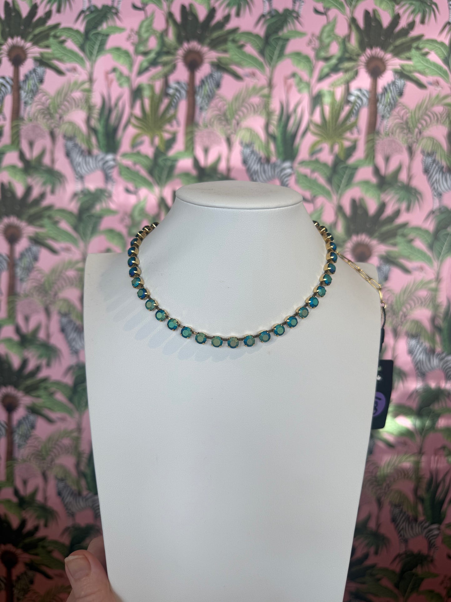 TOVA- Sarina Necklace ICY BLUE