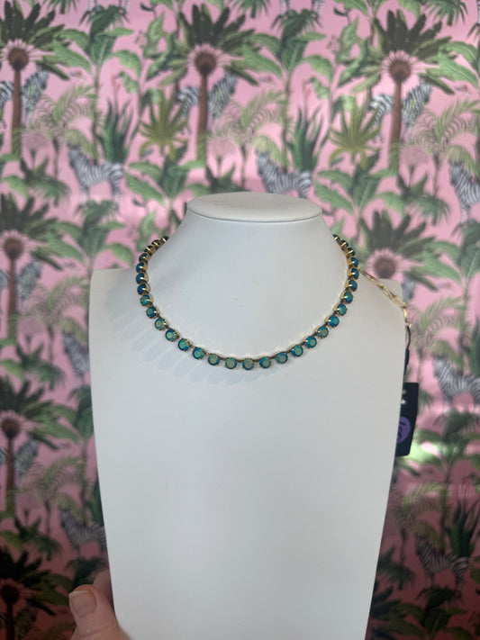 TOVA- Sarina Necklace ICY BLUE