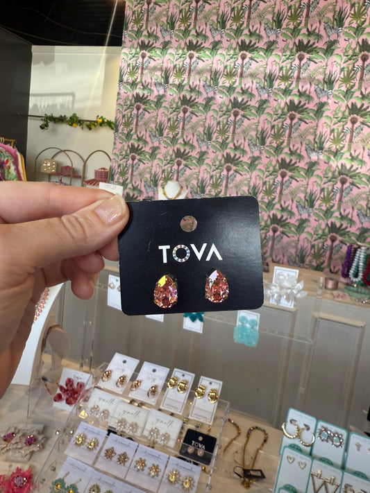 TOVA- Lumi Studs Rose