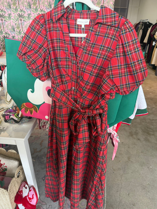 Christmas Plaid Sarah Dress