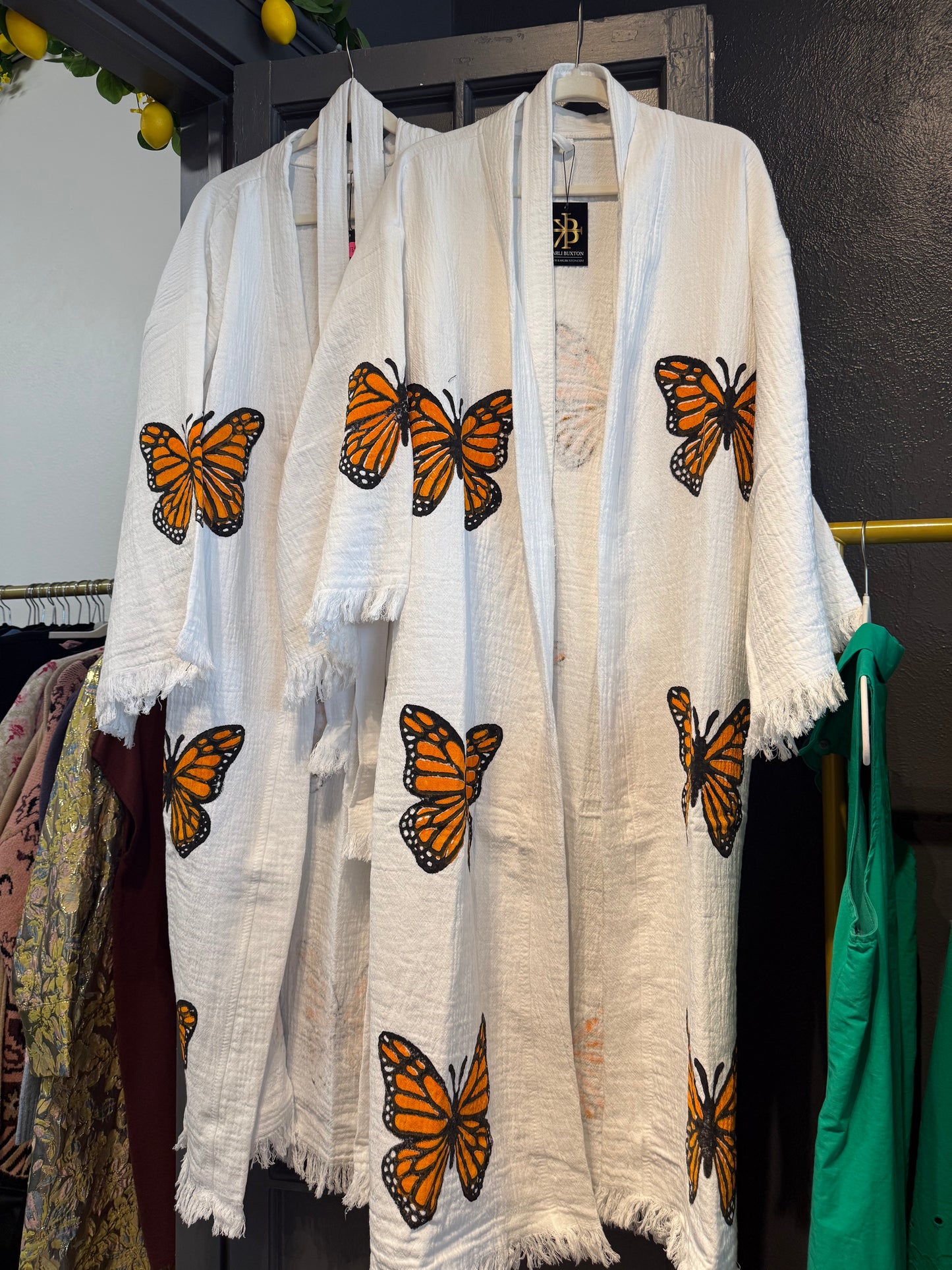Butterfly Cotton Robe