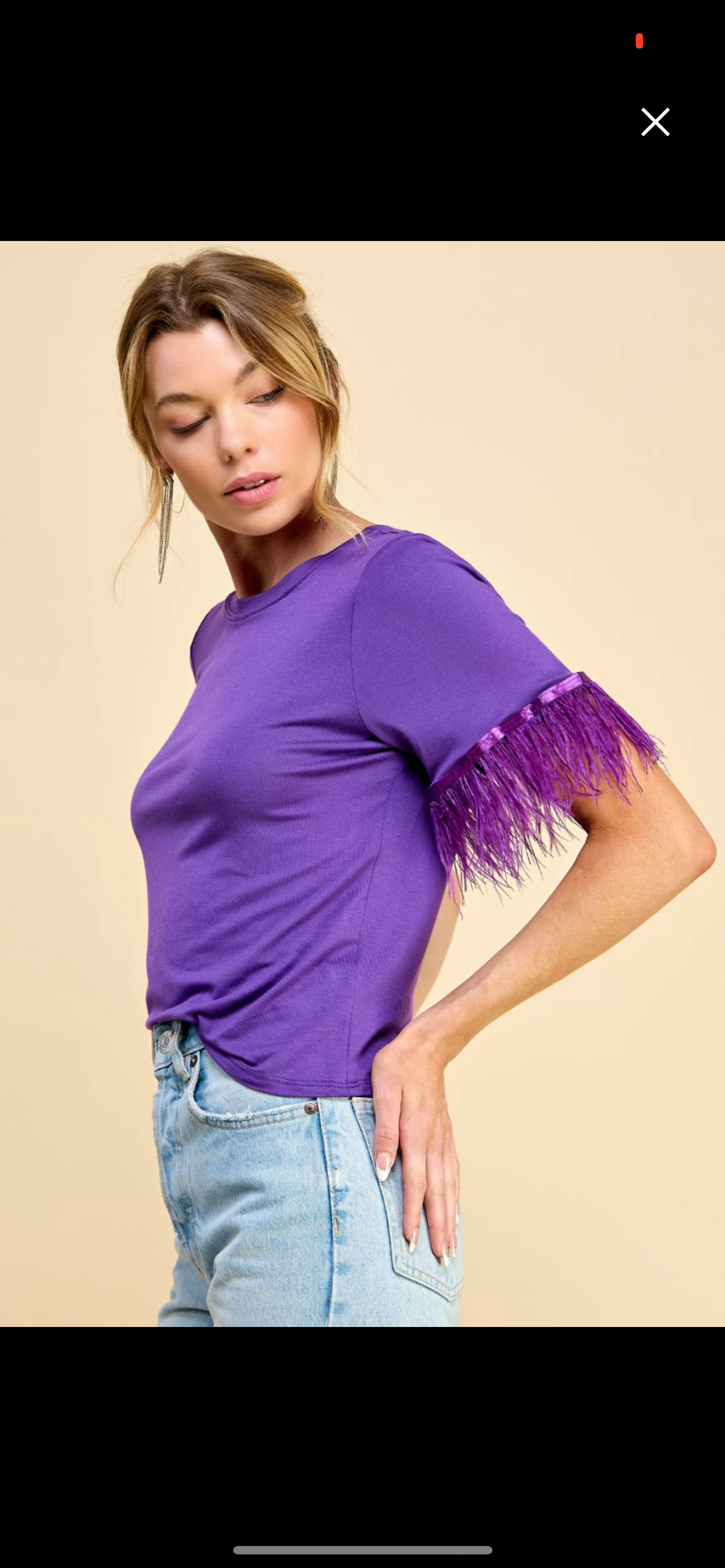 Purple Feathers Tshirt