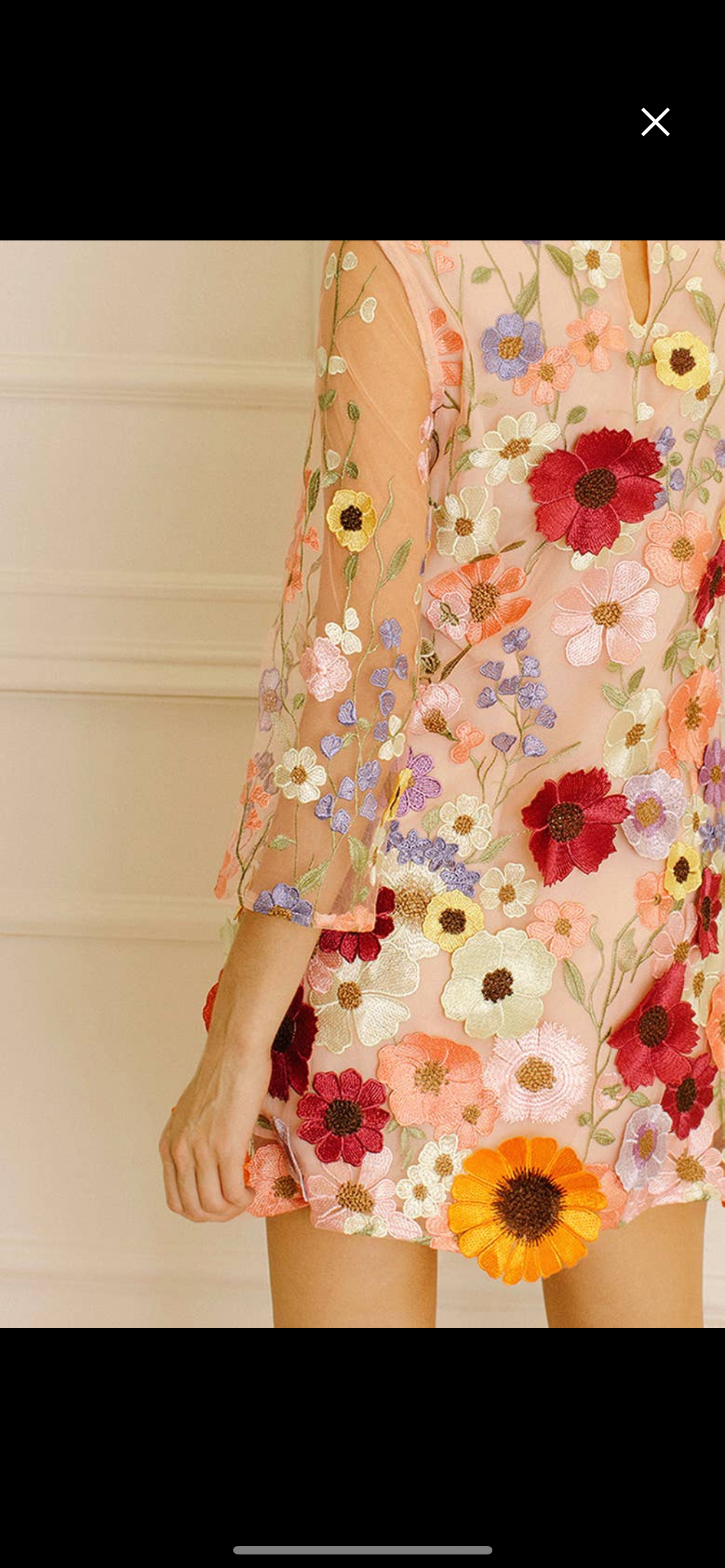 The Taylor 3D Flower Shift Dress