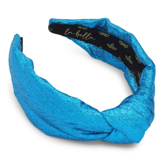 Blue Topaz Headband | Topaz Tinsel Headband | Lemon Cake
