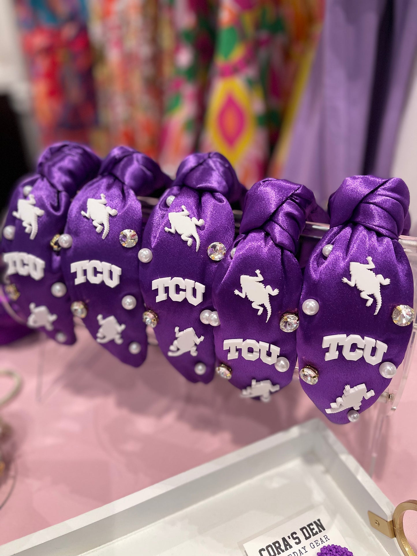 TCU Purple Headband
